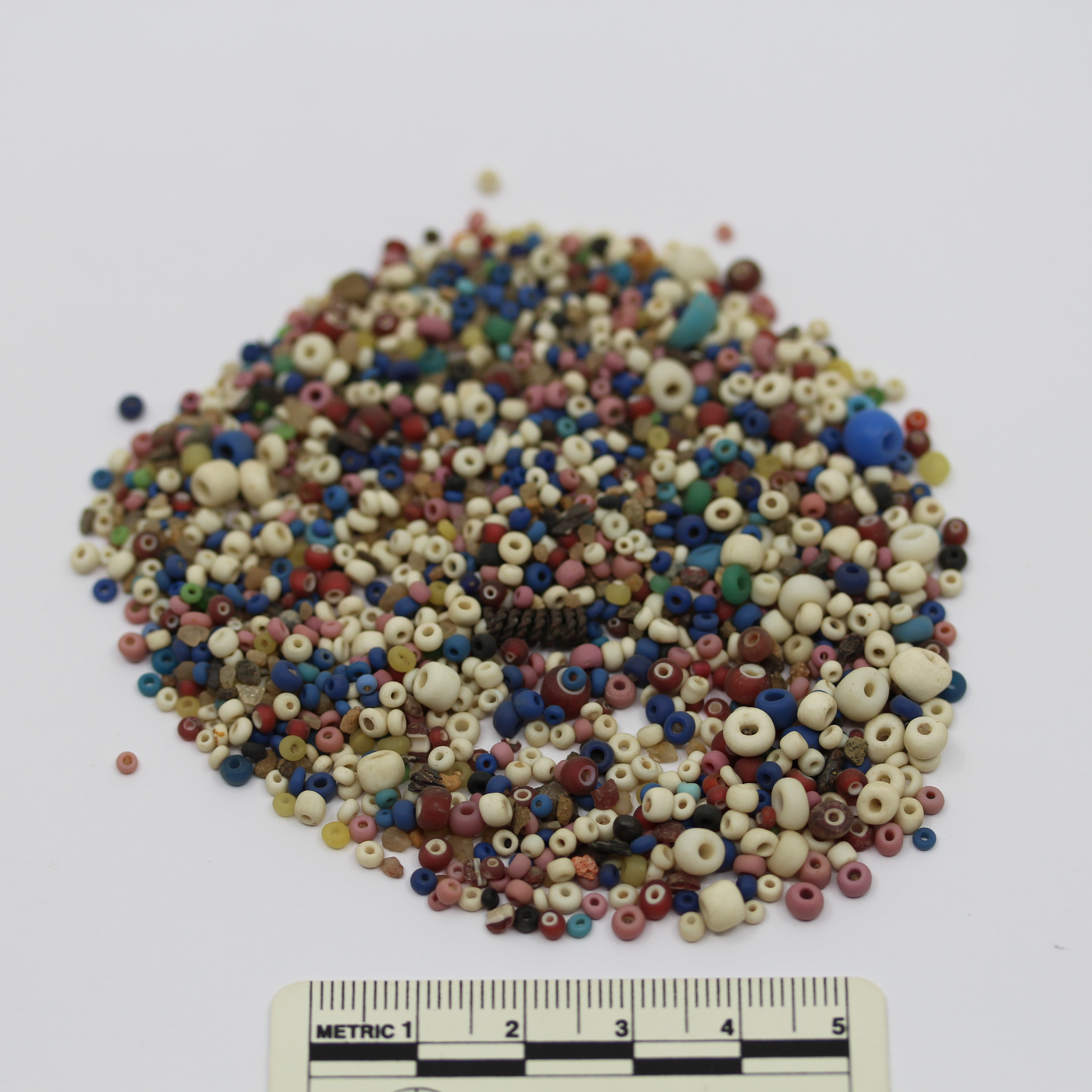 Beads from Mapungubwe, housed at the Museum of Archaeology and Anthropology, Cambridge.